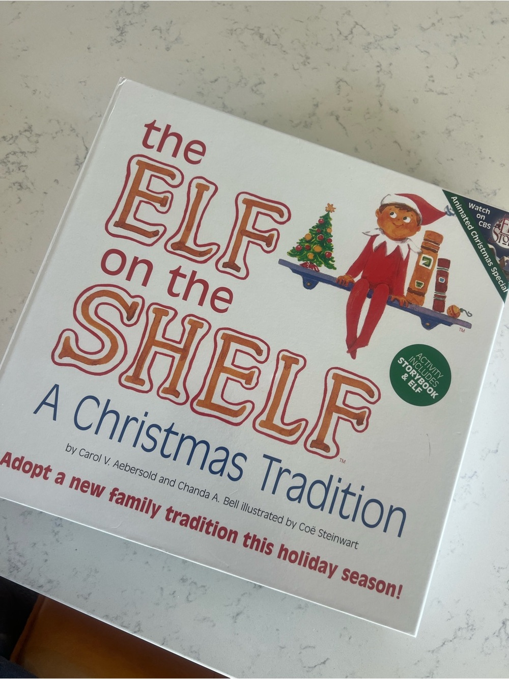 The Elf on the Shelf A Christmas Tradition - new elf and book